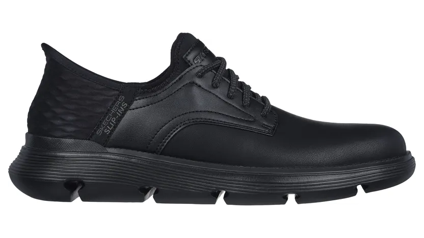 Skechers Slip-ins: Garza Gervin “Black (205046 Bbk)” (205046BBK)