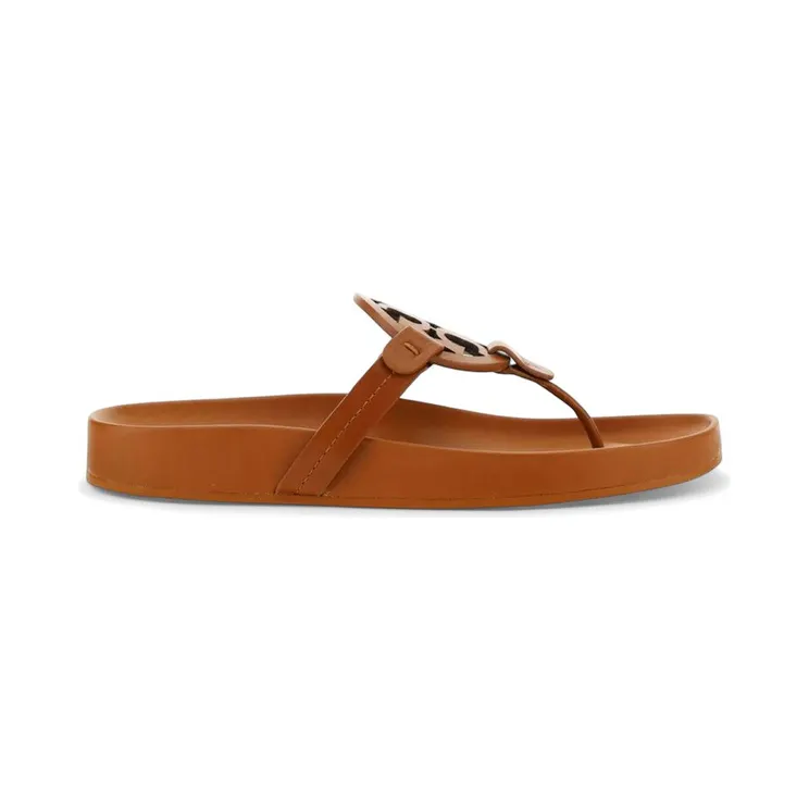 Tory Burch Miller Cloud Sandals Bourbon Miele Tan (81032-202)