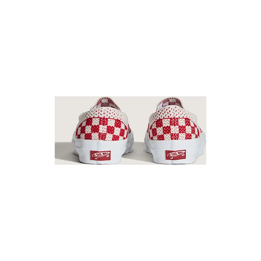Vans LX Classic Slip-On 98 “EK Checkerboard Red Marshmallow” (VN000EG1CIS)