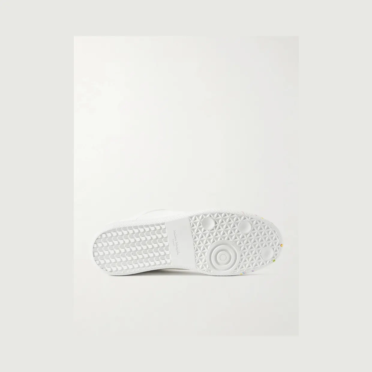 Maison Margiela Future Low Paint-Splattered Leather Sneakers White (S57WS0554) (3)