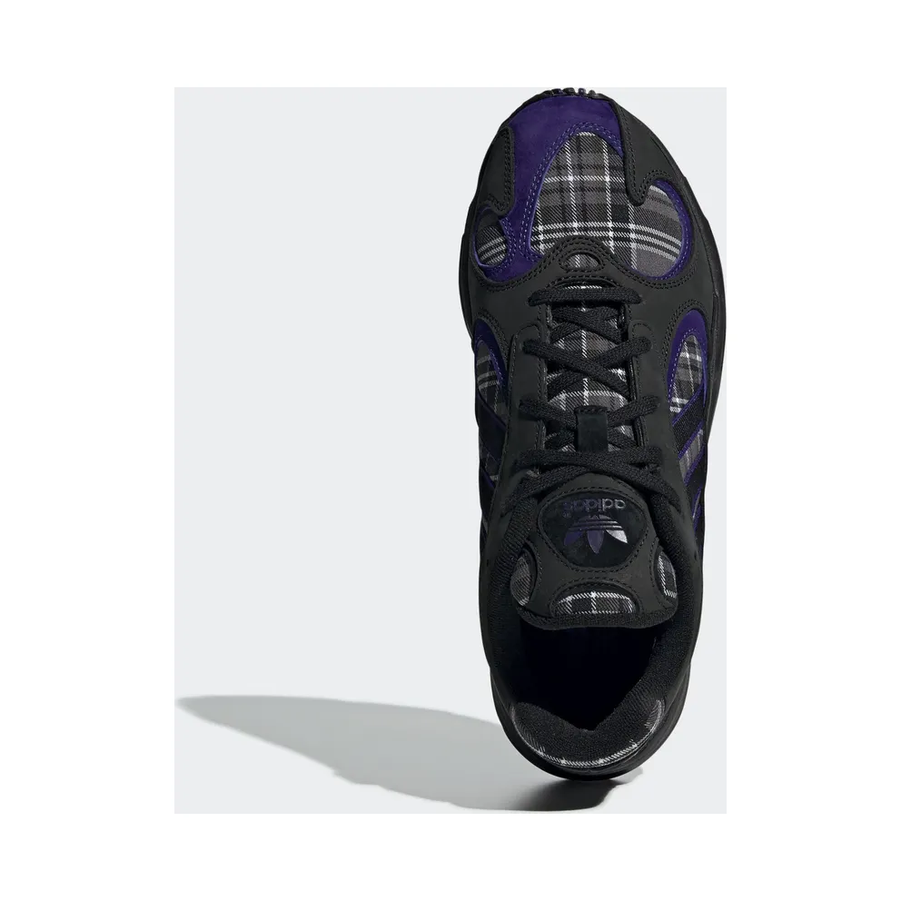 adidas Yung-1 Purple Plaid Core Black/Collegiate Purple/Core Black (EF3965)