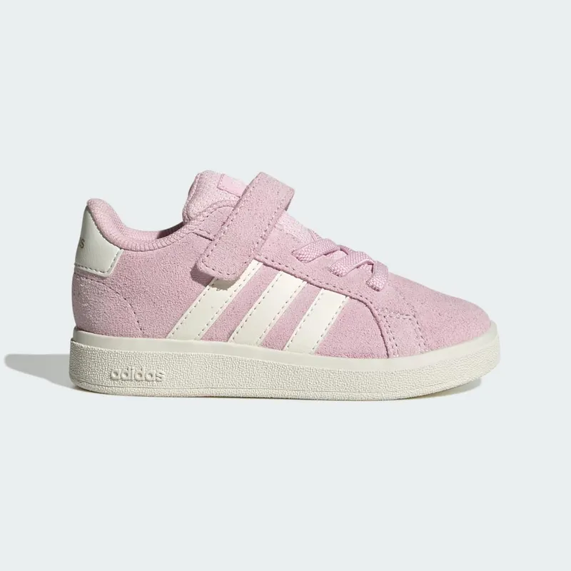 Adidas Grand Court 2.0 Sneakers Kids Clear Pink / Off White / Gold Metallic (JR0781)
