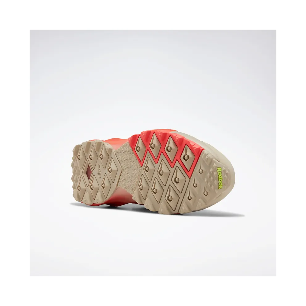 Reebok Aztrek Double Mix Trail Shoes Light Sand / Neon Red / Neon Lime
