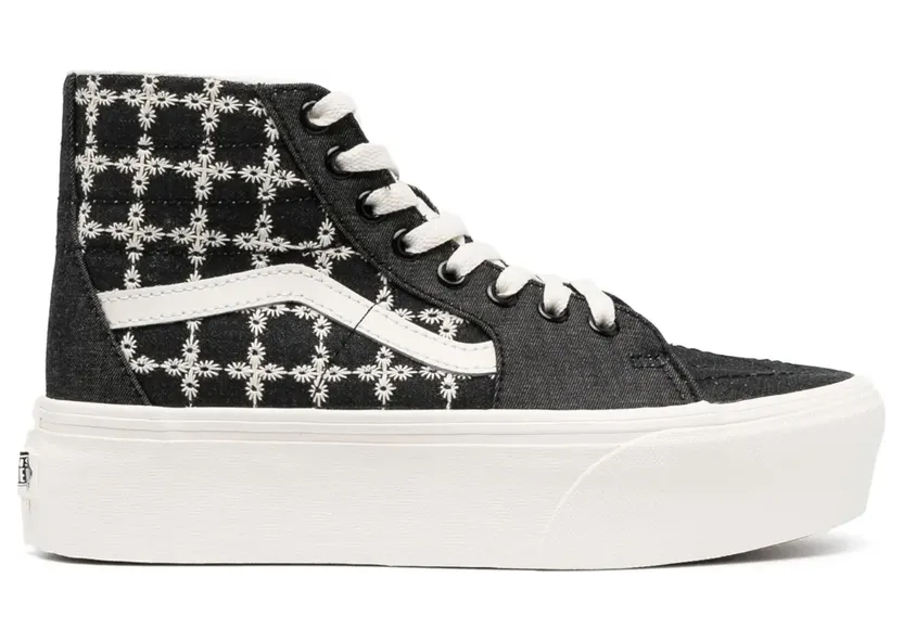 Vans Sk8-Hi sneakers met borduurwerk – Zwart (VN0A5JMKBMA1)