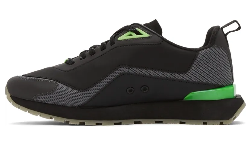 Hugo Black & Green Cubite Sneakers (50464634) (3)