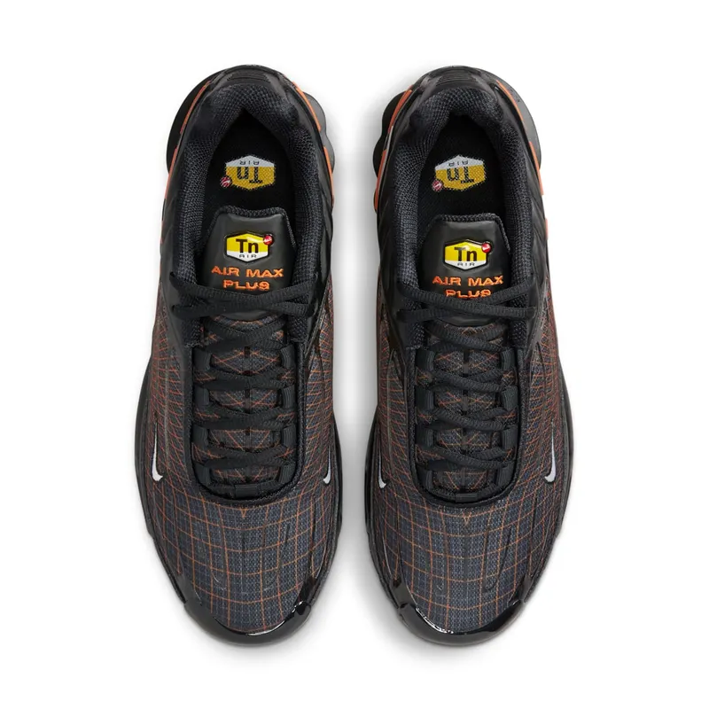 Nike Air Max Plus 3 Black Orange Spirograph (FB3352-001)