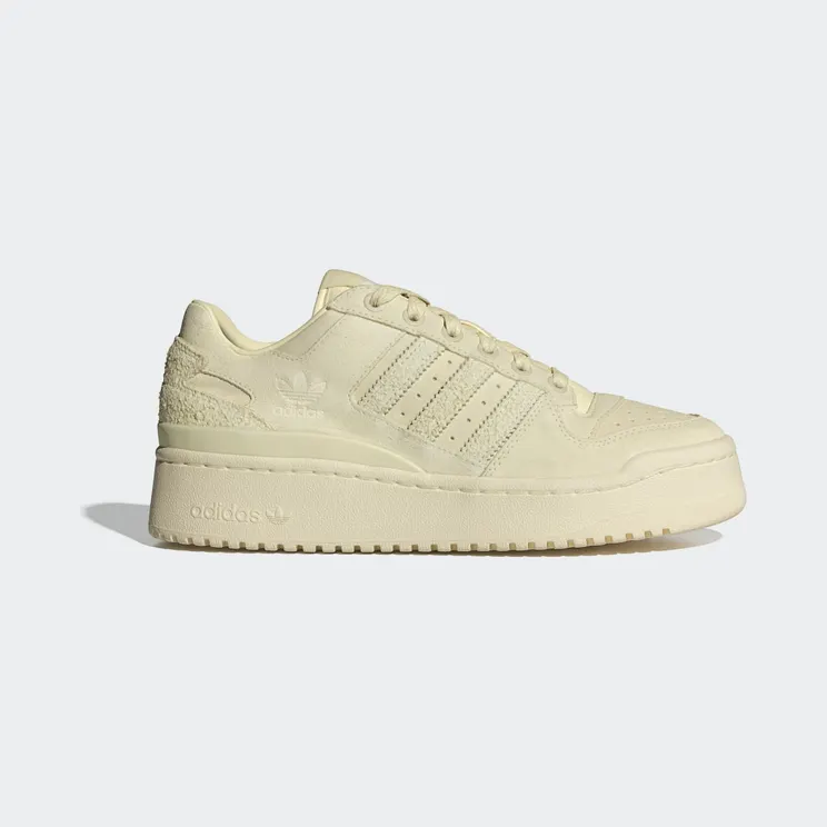 adidas Forum Bold Stripes Shoes Yellow / White / Cloud White (ID3154)