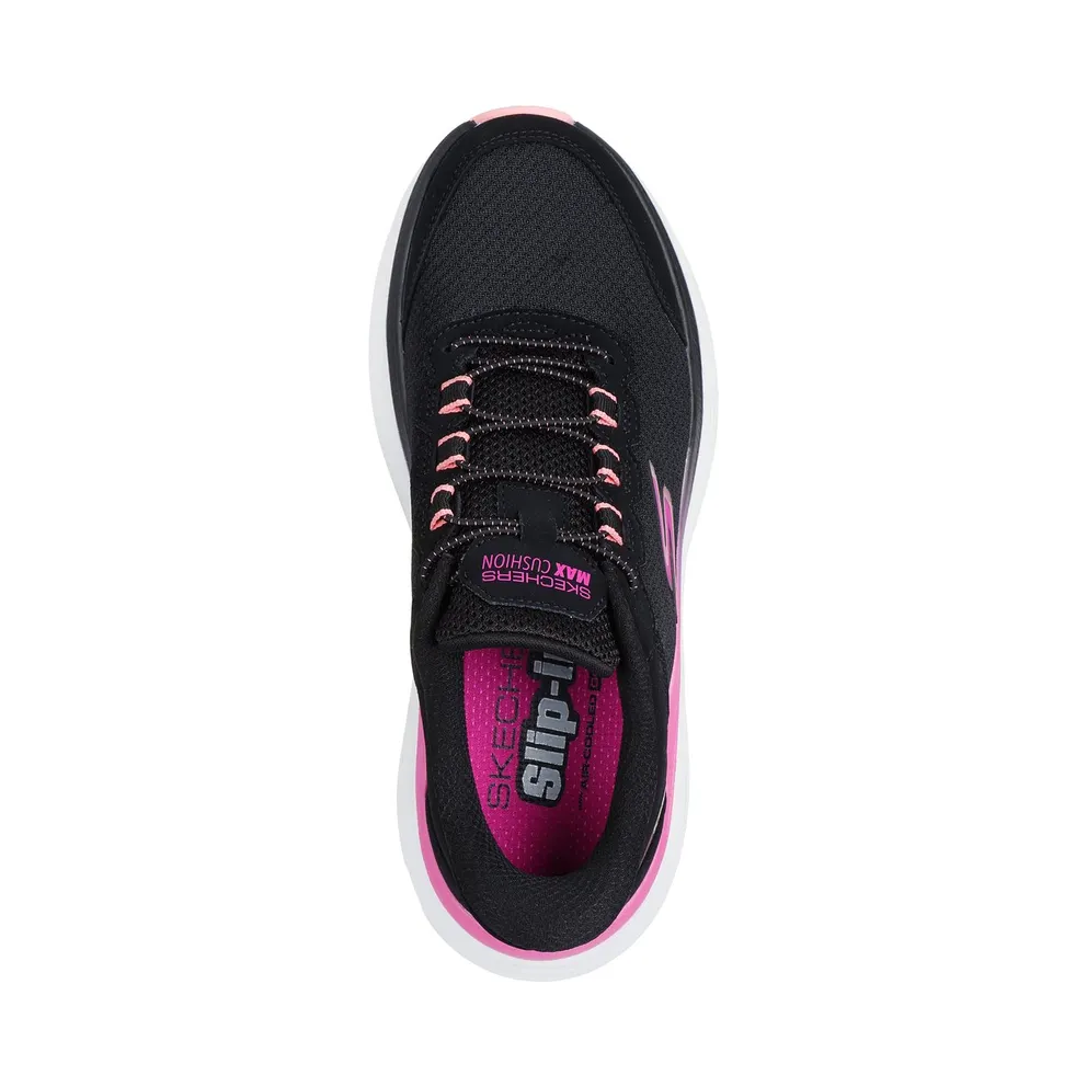 Skechers Slip-ins Max Cushioning Endeavour – Cardova “Black / Pink” (129474BKPK)