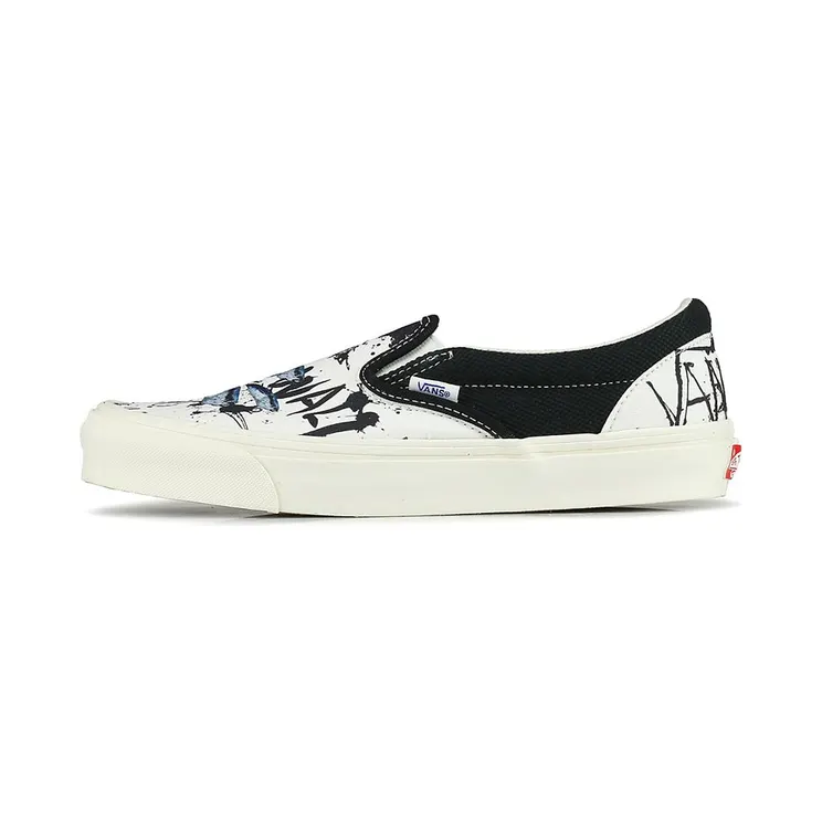 Vans Ralph Steadman x OG Classic Slip-On LX ‘Blue Tuna’ White/Blue (VN0A45JKVQM)