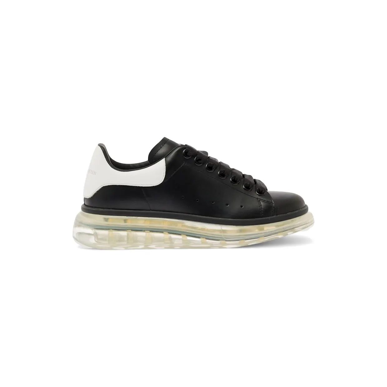 Alexander McQueen Oversized Clear Sole Black White (611698 WHX98 1041)