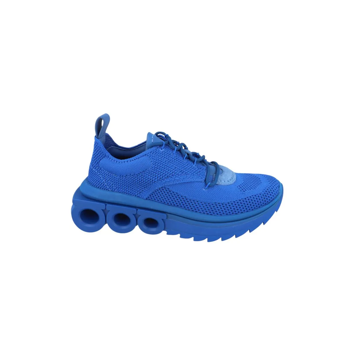 Ferragamo Nima Knit Sneakers Blue (030391-762793-M)