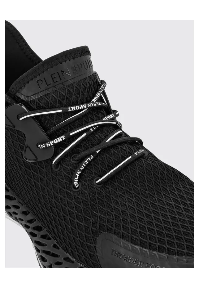 Plein Sport Thunder Force Gen. X-01 Mesh Low-Top Sneakers Black (FABSUSC0335PTE003N0291) (3)