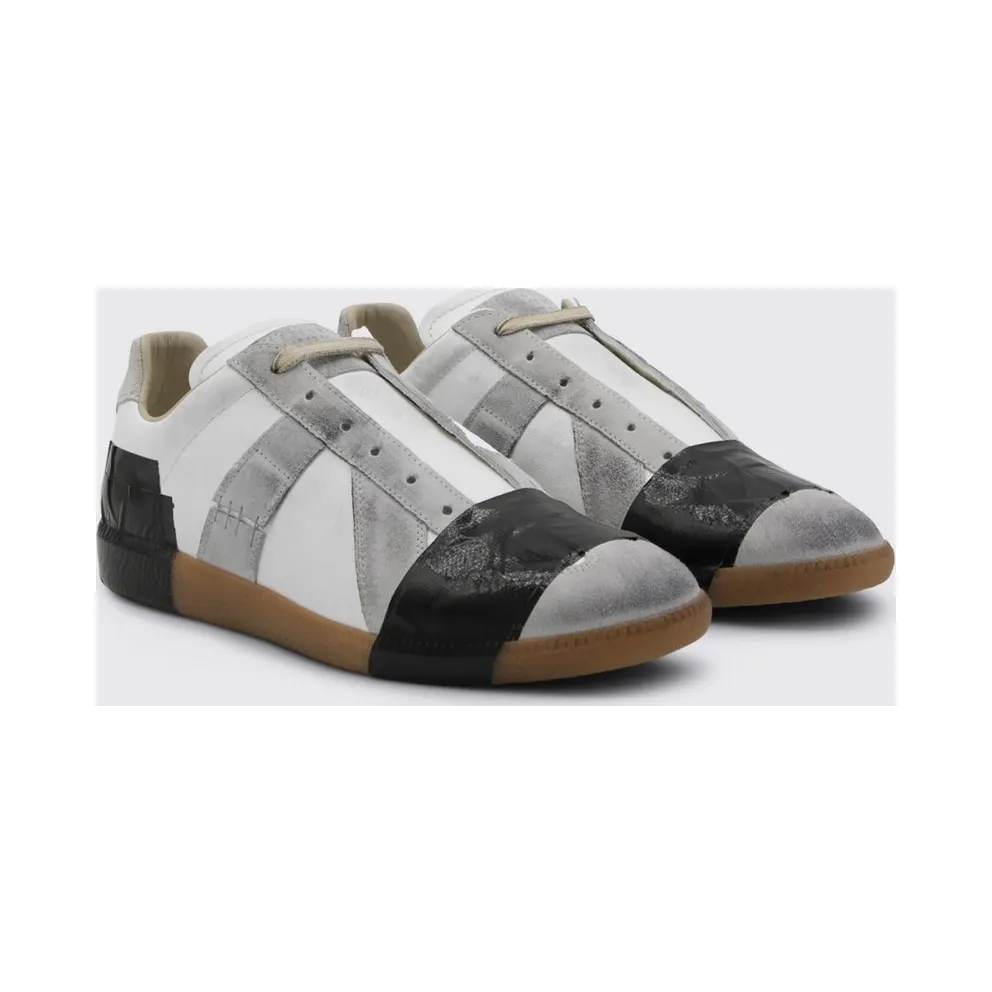 Maison Margiela Replica Sneakers in Leather Beige (S57WS0524P7569H1937)