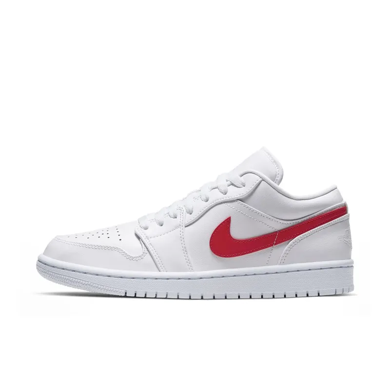 Jordan 1 Low White University Red (W) White/University Red-White (AO9944-161)