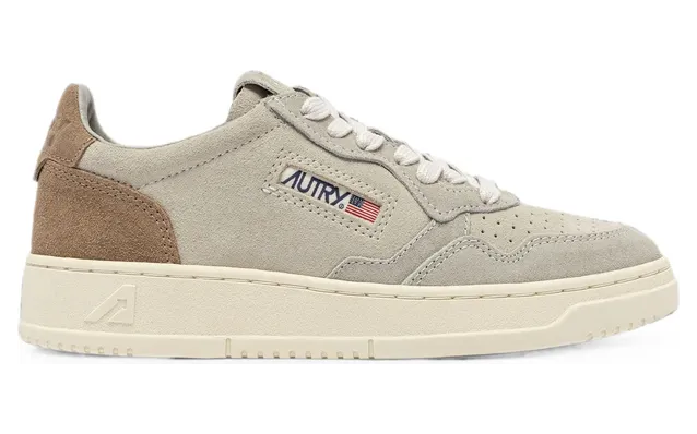 Autry Medalist Low Perforated-toe Suede “Grey” (AULM TS37)