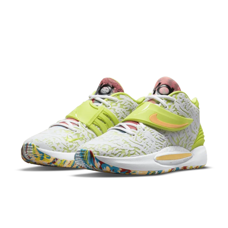 Nike KD 14 White Lime Green (CZ0170-101)