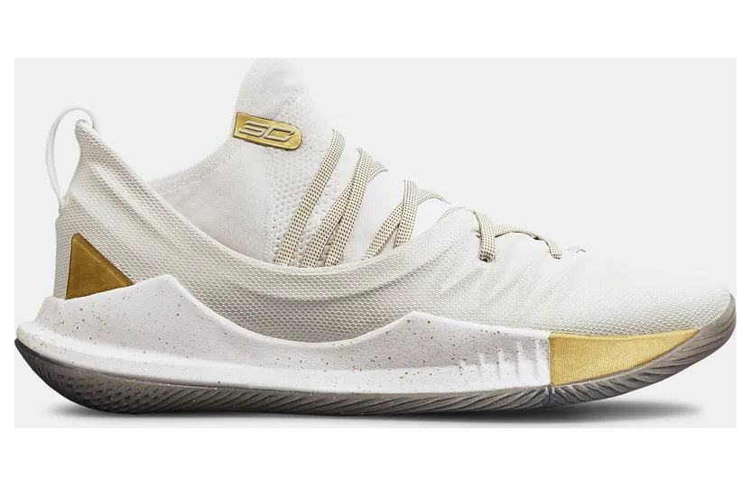 Under Armour Curry 5 White Gold