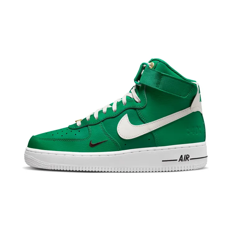 Nike Air Force 1 High SE “Malachite / Sail / Metallic Gold / Brown Basalt” (DQ7584-300)