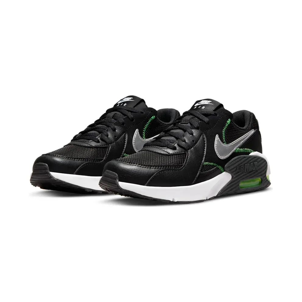 Nike Air Max Excee “Black / Dark Smoke Grey / Green Strike / Chrome” (CD6894-015)