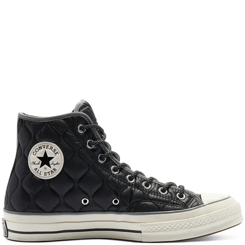 Converse Chuck 70 High ‘Workwear Quilting – Black Limestone’ Black/Limestone Grey/Egret (169376C)
