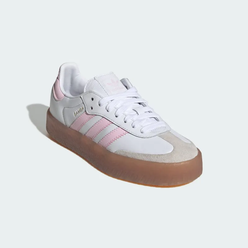 Adidas Samba Kids Cloud White / Clear Pink / Gold Metallic (JQ1237)