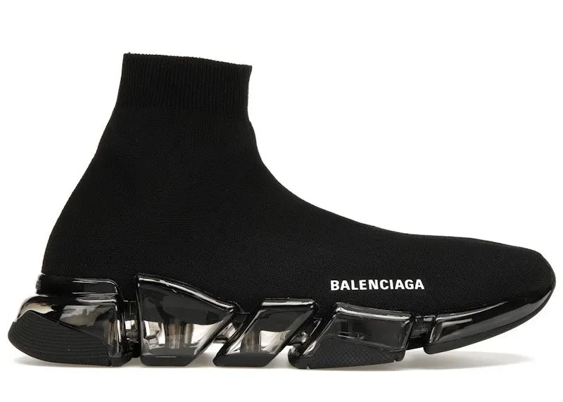 Balenciaga Speed 2.0 Clear Sole Black (617239W2DC41000)