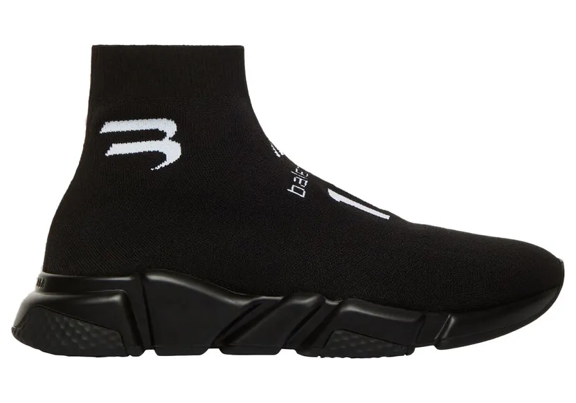 Balenciaga Speed 10 Black White (645734W2DBU1090)