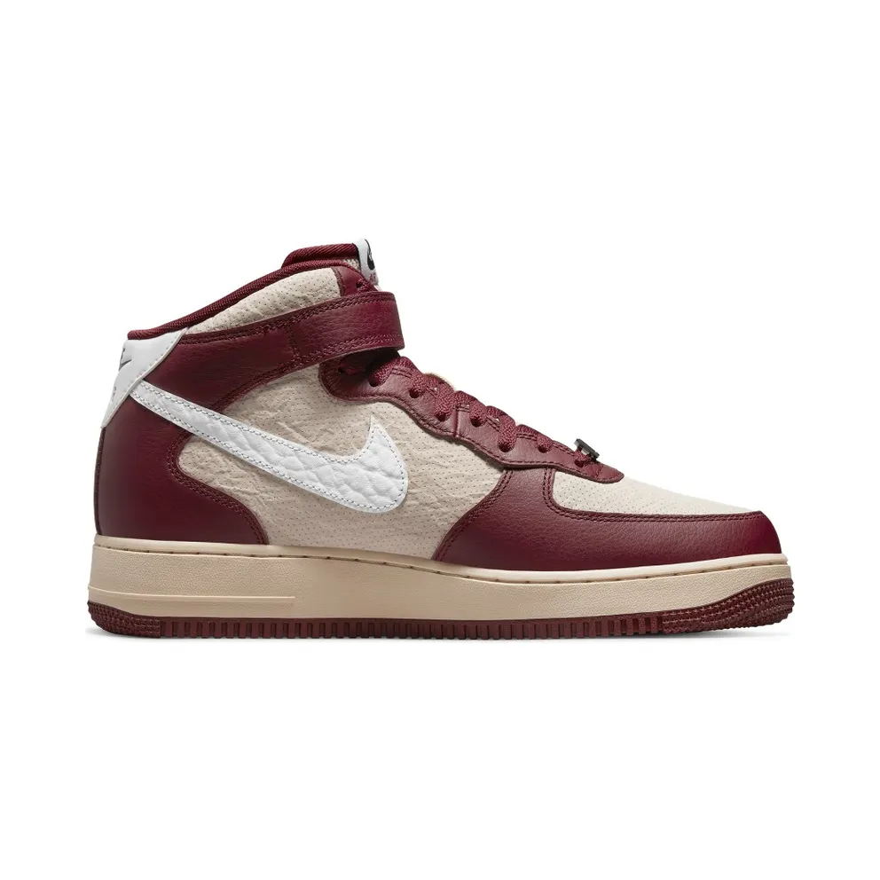 Nike Air Force 1 Mid London – “Burgundy / Beige” (DO7045-600)