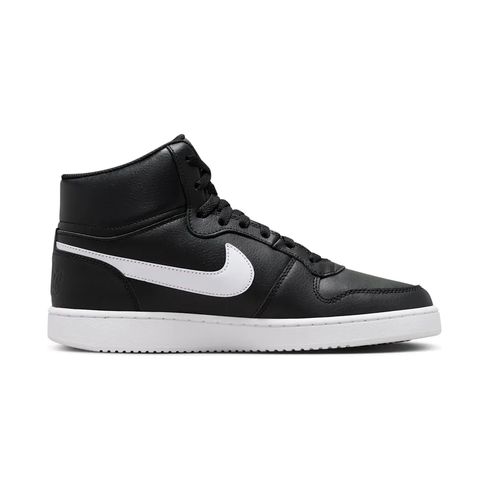 Nike Ebernon Mid ‘Black White’ Black/White/Black (AQ1773-002)