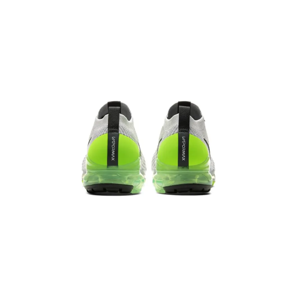 Nike Air VaporMax Flyknit 3 Vast Grey Electric Green Vast Grey/Electric Green-White-Off Noir (AJ6900-011)