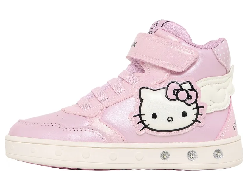 Geox sneaker Rosé / Zwart / Wit (J668WC0NFQ6C8005J)