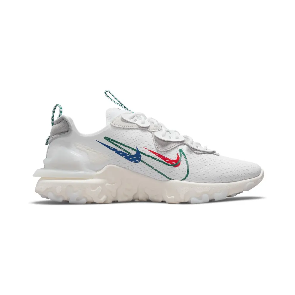 Nike React Vision “White / Sail / Pure Platinum / Green Noise” (DM9095-100)