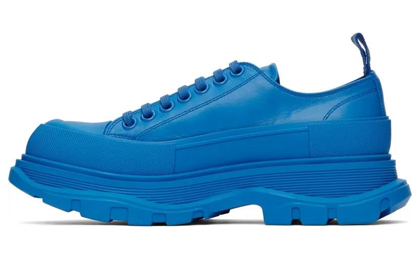 Alexander McQueen Grey Driver Tread Slick Low Sneakers (627225WIB81) (3)