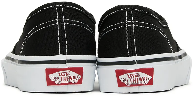 Vans Kids Black Authentic Little Kids (VN000WWX6BT1)