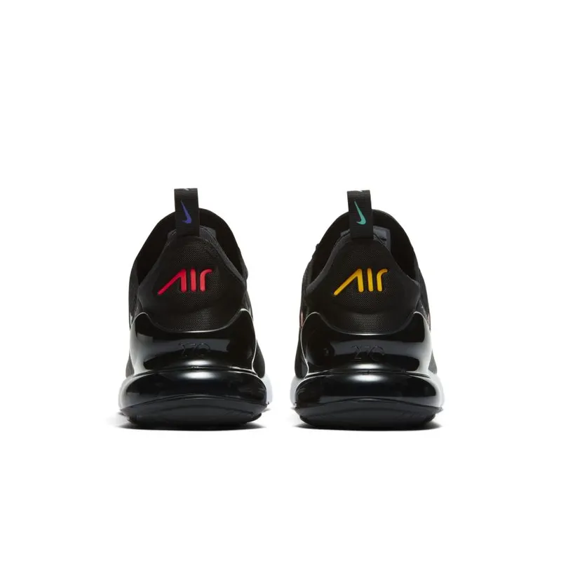 Nike Air Max 270 Black Multi-Color Black/University Gold-Psychic Purple-Flash Crimson (AH8050-023)