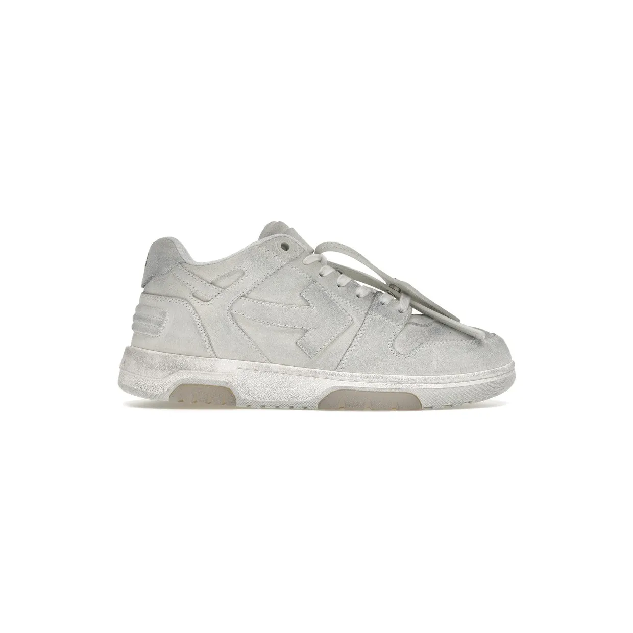 OFF-WHITE Out Of Office OOO Low Tops White Distressed (OMIA189S22LEA0080101)