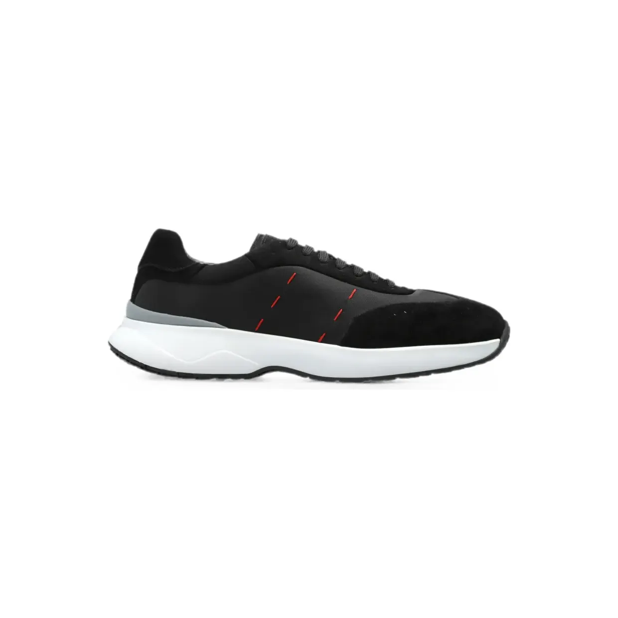 Kiton mit Wildledereinsätzen “Black” (USSA374N01520010040)