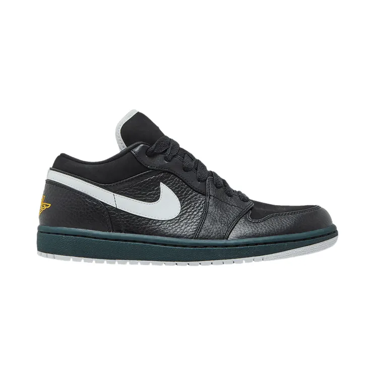 Air Jordan One Low Black / Taxi Dark Pine White (350571-072)