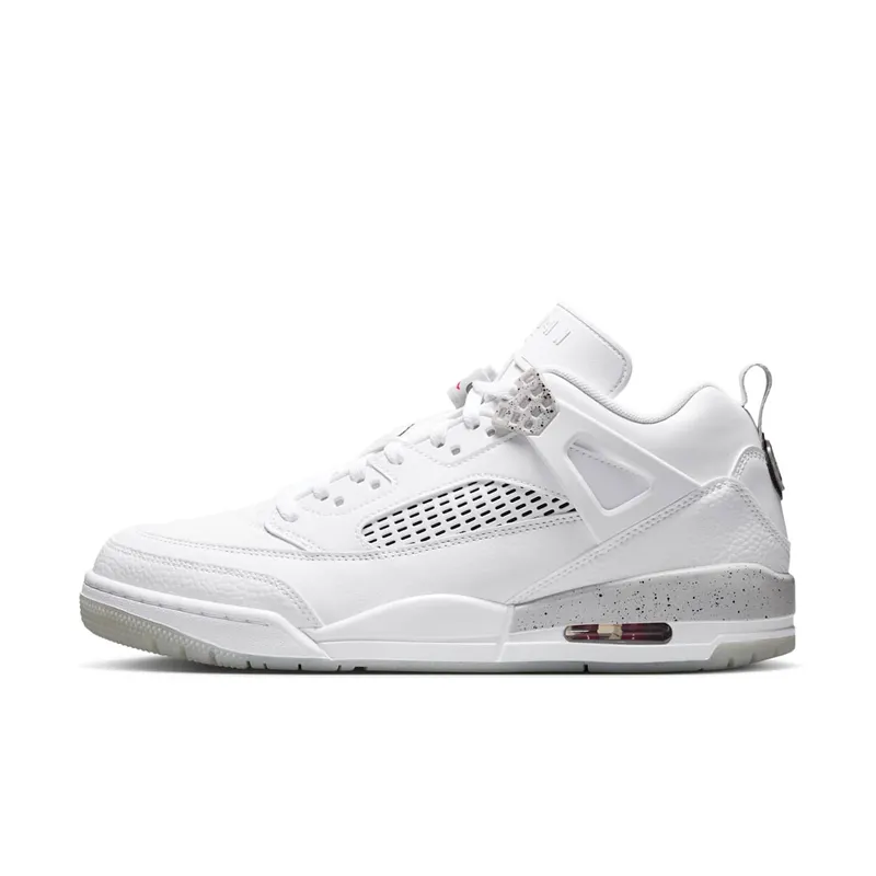 Jordan Spizike Low “White / Grey Fog / Fire Red / Black” (IV6047-100)