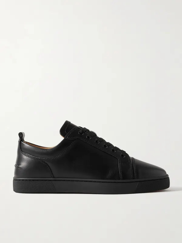 Christian Louboutin Louis Junior Leather Sneakers Black (3240420)