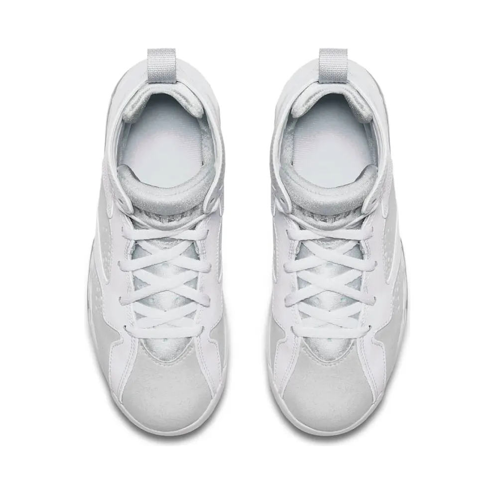 Jordan Air 7 Retro BP Pure Money White (PS) White/Metallic Silver (304773-120)