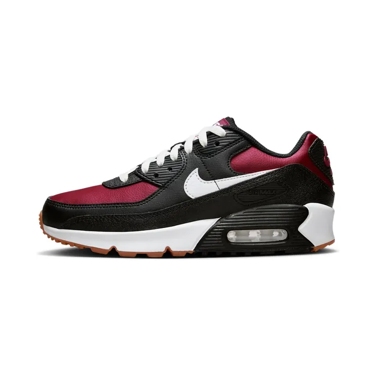Nike Air Max 90 LTR “Black / Team Red / Gum Light Brown / White” (CD6864-024)
