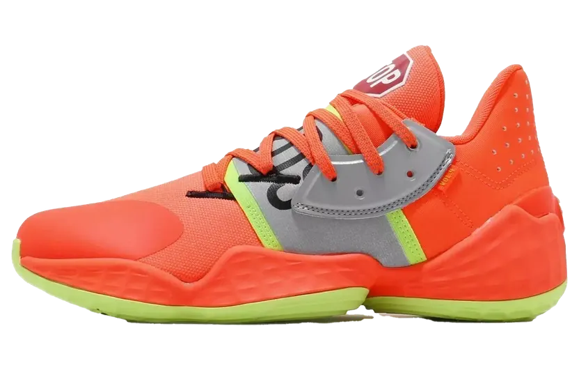 Adidas Harden Vol. 4 ‘Crossing Guards’ Solar Orange/Silver Metallic/Core Black (FX2095)