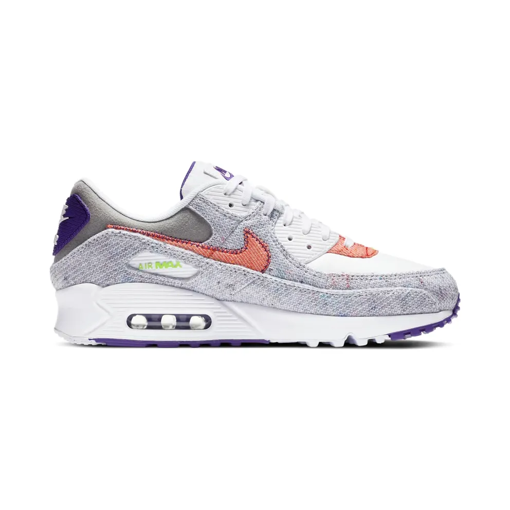 Nike Air Max 90 Jacquard Court Purple White/Electric Green/Court Purple (CT1684-100)