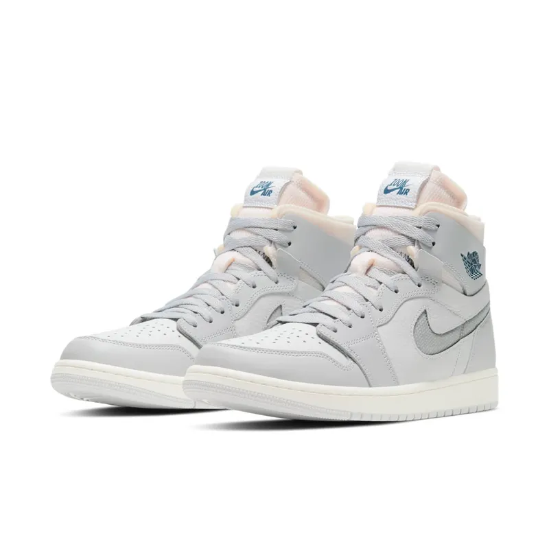 Jordan 1 High Zoom Air CMFT London Photon Dust/Light Smoke Grey-Grey Fog (DH4268-001)