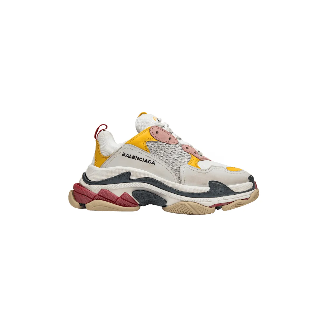 Balenciaga Triple S Cream Yellow Red 2019 (W)
