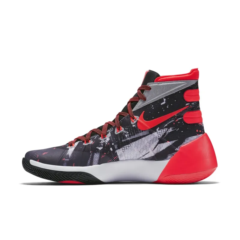 Nike Hyperdunk 2015 White Bright Crimson Black (749567-160)