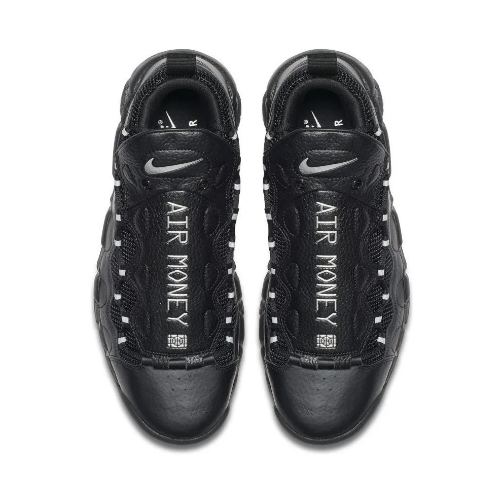 Nike Air More Money Black Metallic Silver Black/Metallic Silver-Black (AJ2998-002)