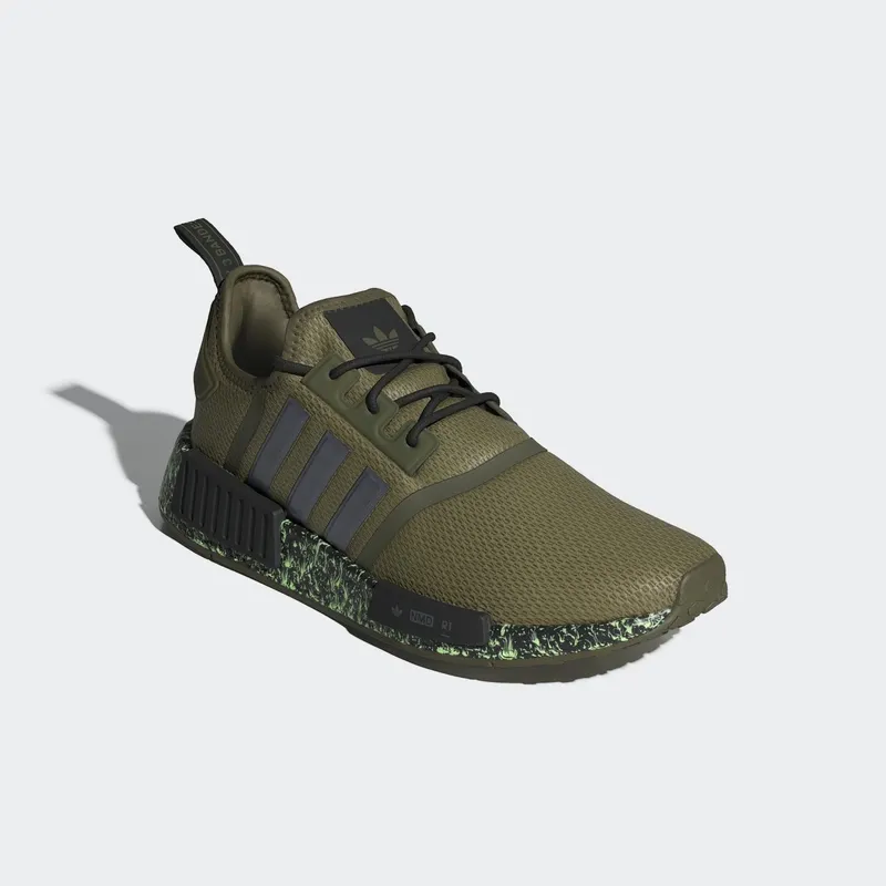 adidas NMD R1 Focus Olive Core Black Green Spark (ID5756)