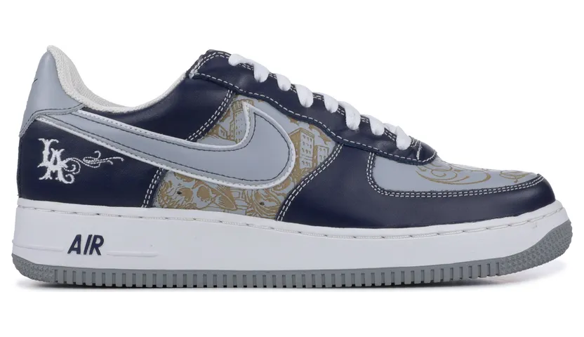 Nike Mr. Cartoon x Air Force 1 Low ’03 ‘Clown’ Midnight Navy/Silver/White (312234-401)